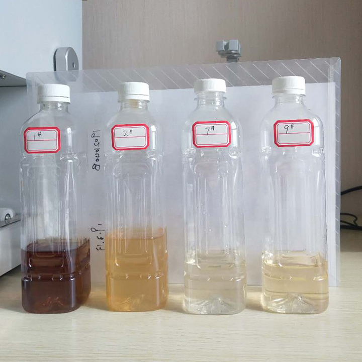 污水脫色劑CZTS-02在中段水深度處理脫色研究